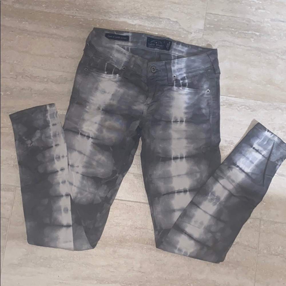 Tie dye jeans